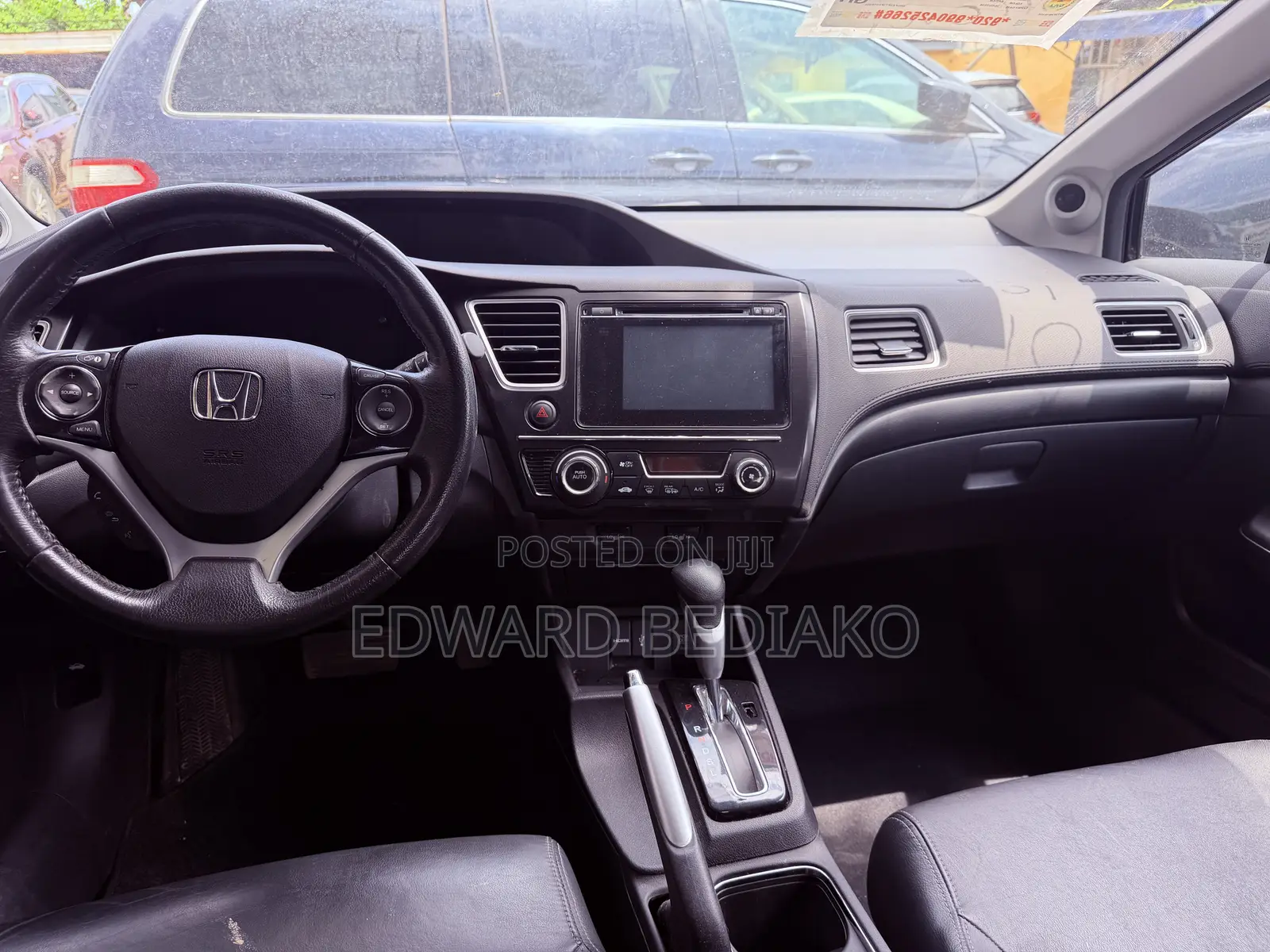 Honda Civic EX-L 4dr Sedan (1.8L 4cyl CVT) 2015 Black