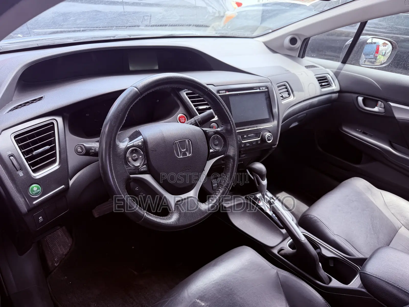 Honda Civic EX-L 4dr Sedan (1.8L 4cyl CVT) 2015 Black