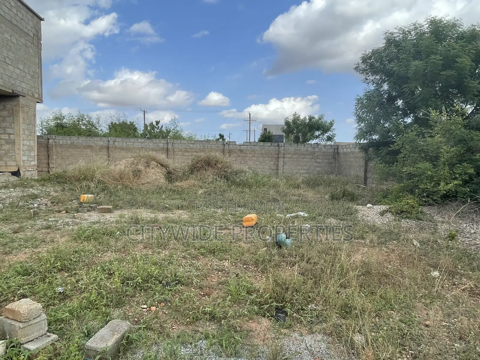 100ft X 70ft Land With Uncompleted House at Pantang