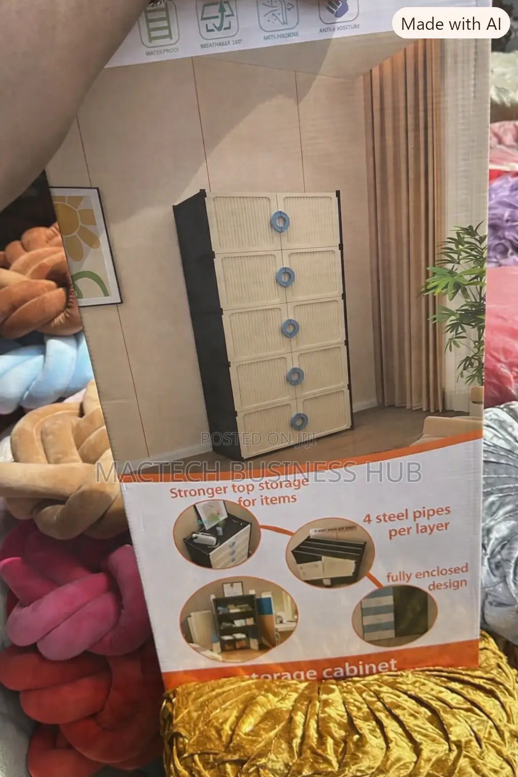 5-Tier Modern Modular Storage Cabinet