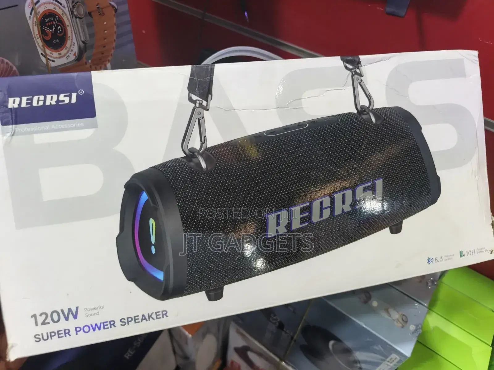 RECRSI Boombox-1 Super Power Speaker — 120W
