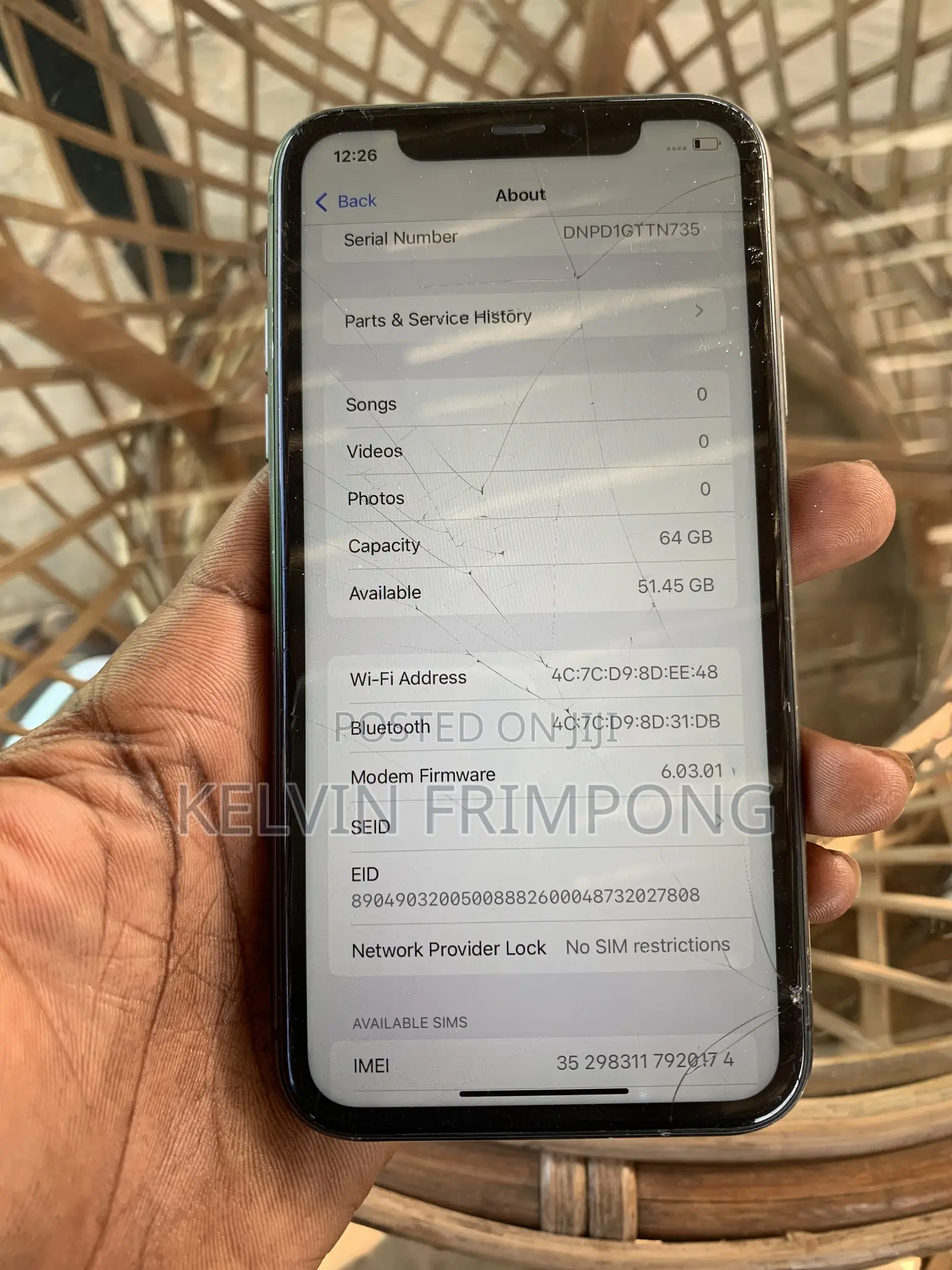 Apple iPhone 11 64 GB Black
