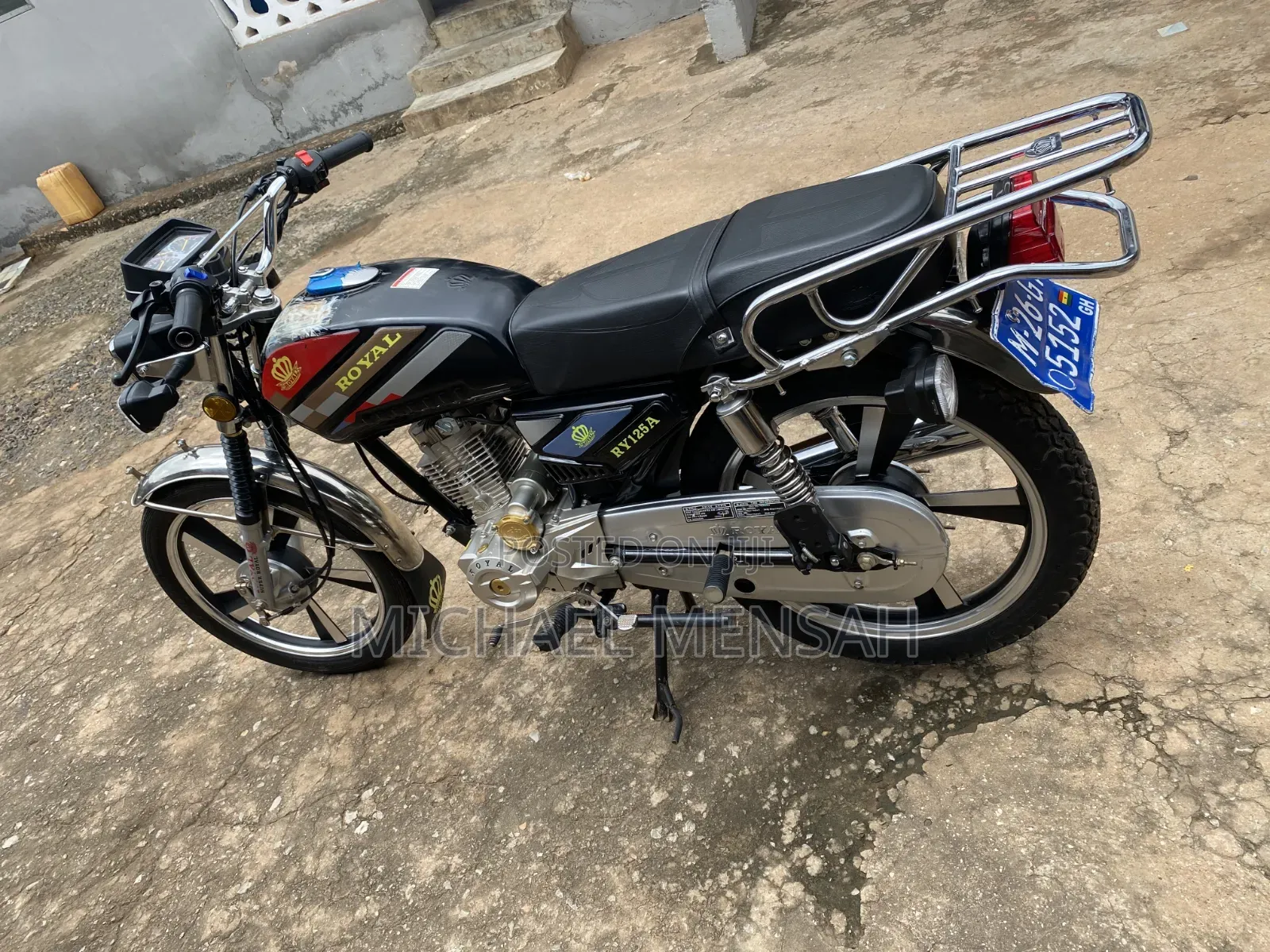 New Royal RY125 2026 Black