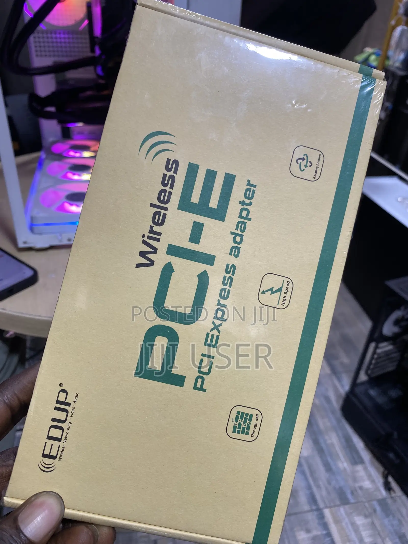 EDUP WIRELESS PCI-E AX210 WiFi 6E Desktop Kit, Expand to Tri-Band 6GHz