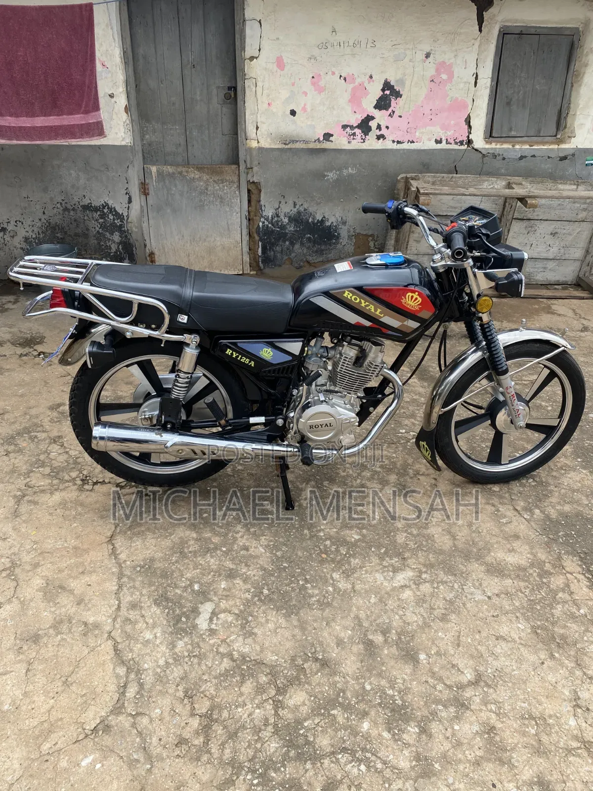 New Royal RY125 2026 Black