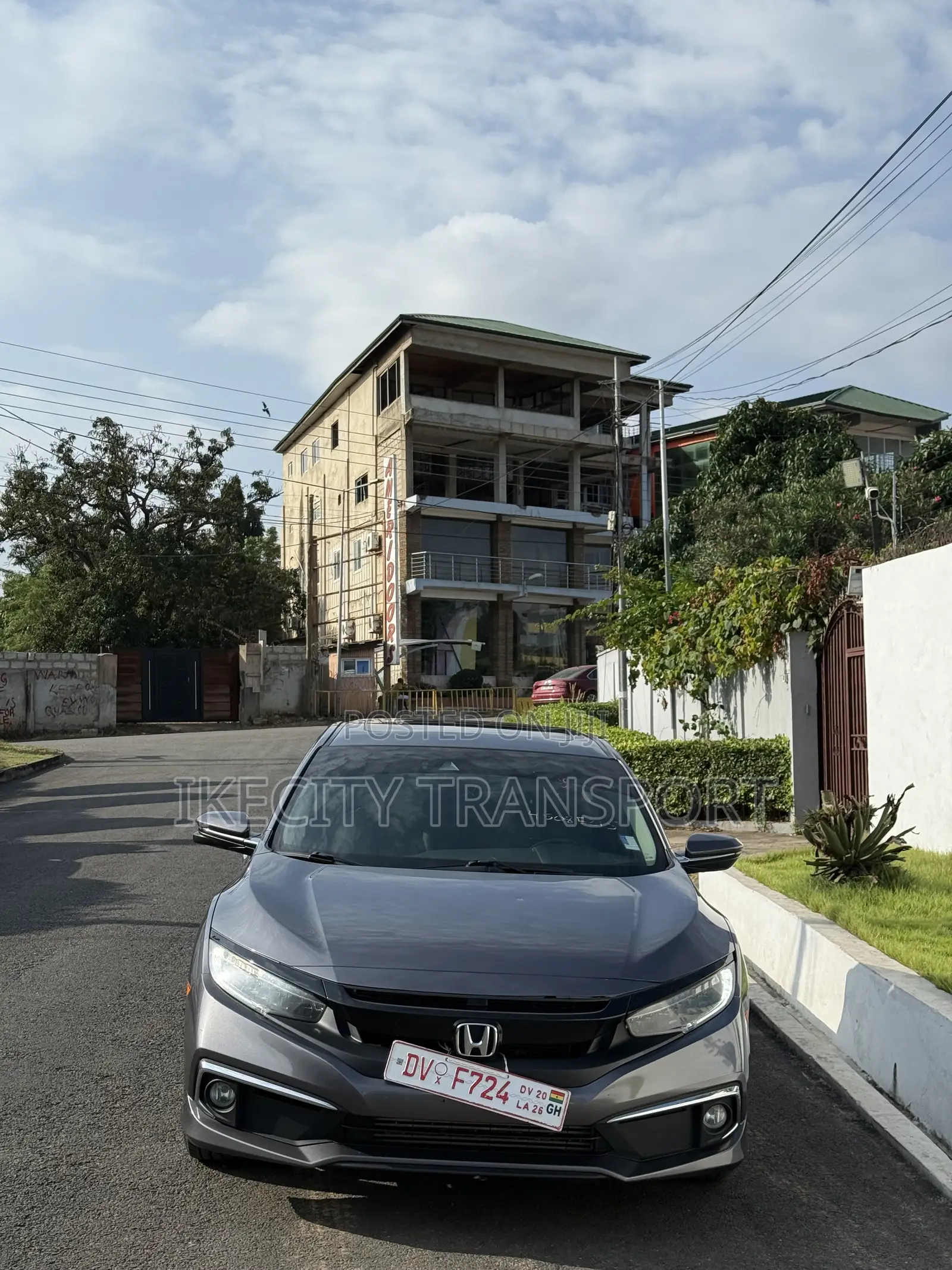 Honda Civic Touring Sedan 2019 Gray