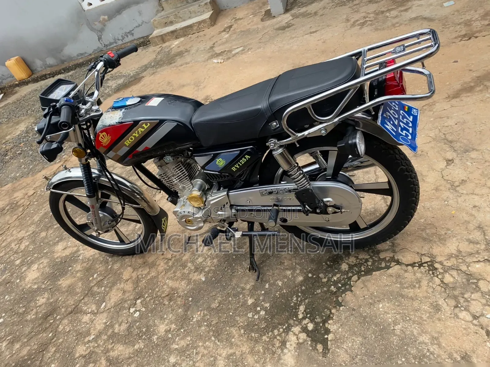 New Royal RY125 2026 Black