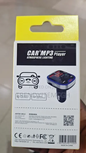 Car MP3 Player Bluetooth FM Transmitter – 3.1A USB Fast Charger