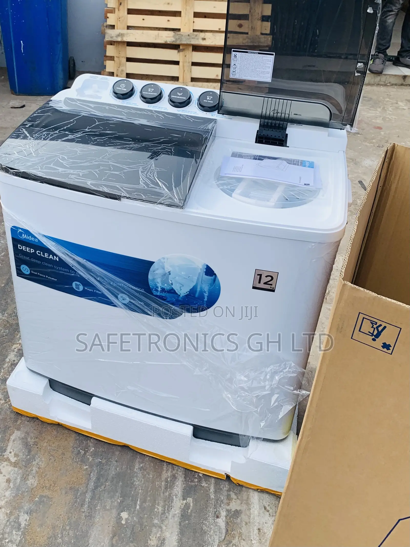 Check Out Twin Tub Washing Machine 12Kg, White