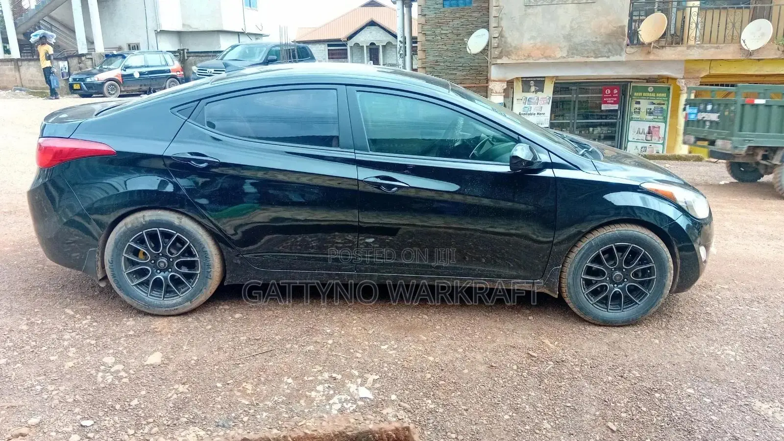 Hyundai Elantra Limited 2012 Black