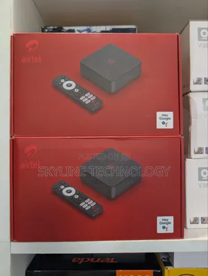 Airtel Universal 4G Router and 4K Android TV Box.