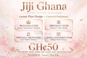 Professional Flyer Design - GH₵50 - All Businesses