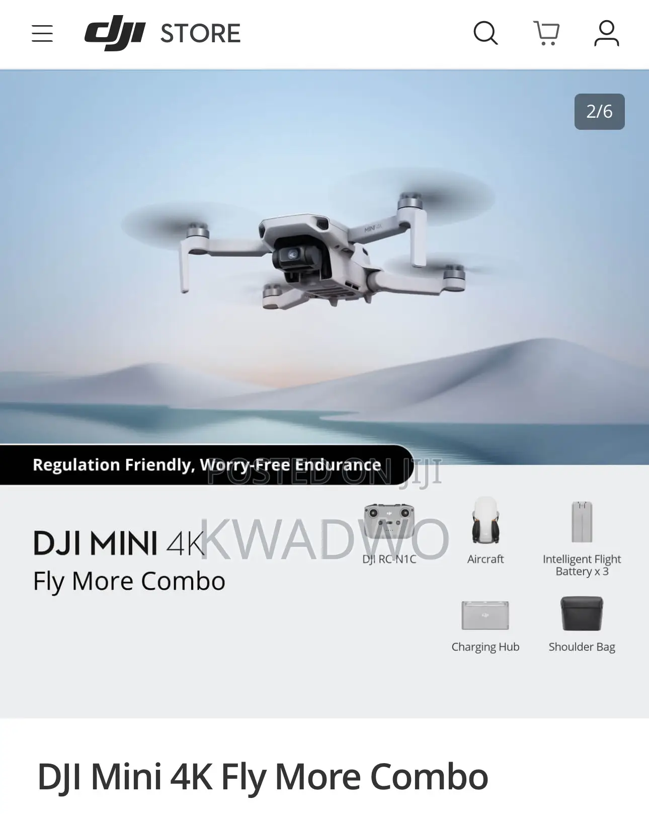 DJI Mini 4K Fly More Combo Drone