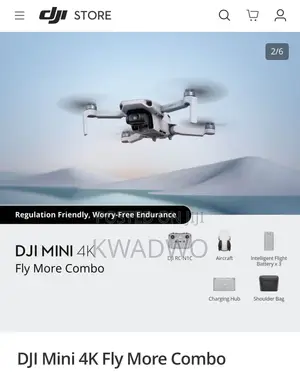 DJI Mini 4K Fly More Combo Drone