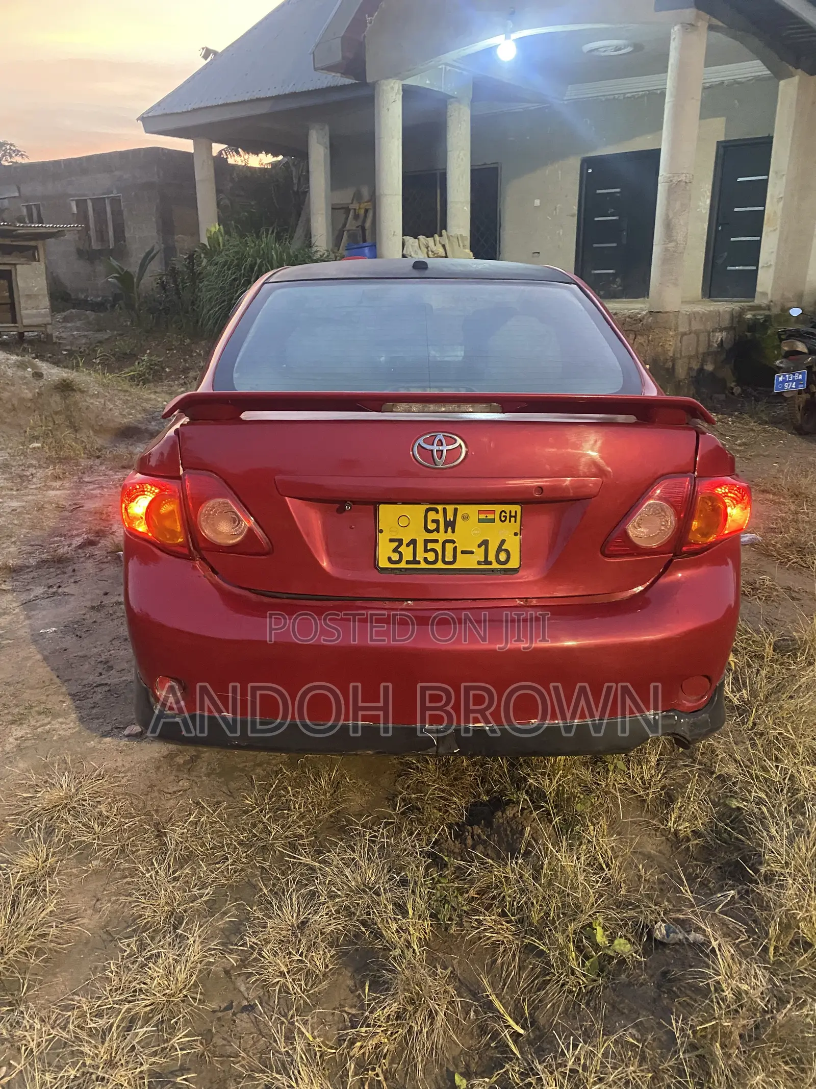 Toyota Corolla S 4dr Sedan (1.8L 4cyl 4A) 2009 Red