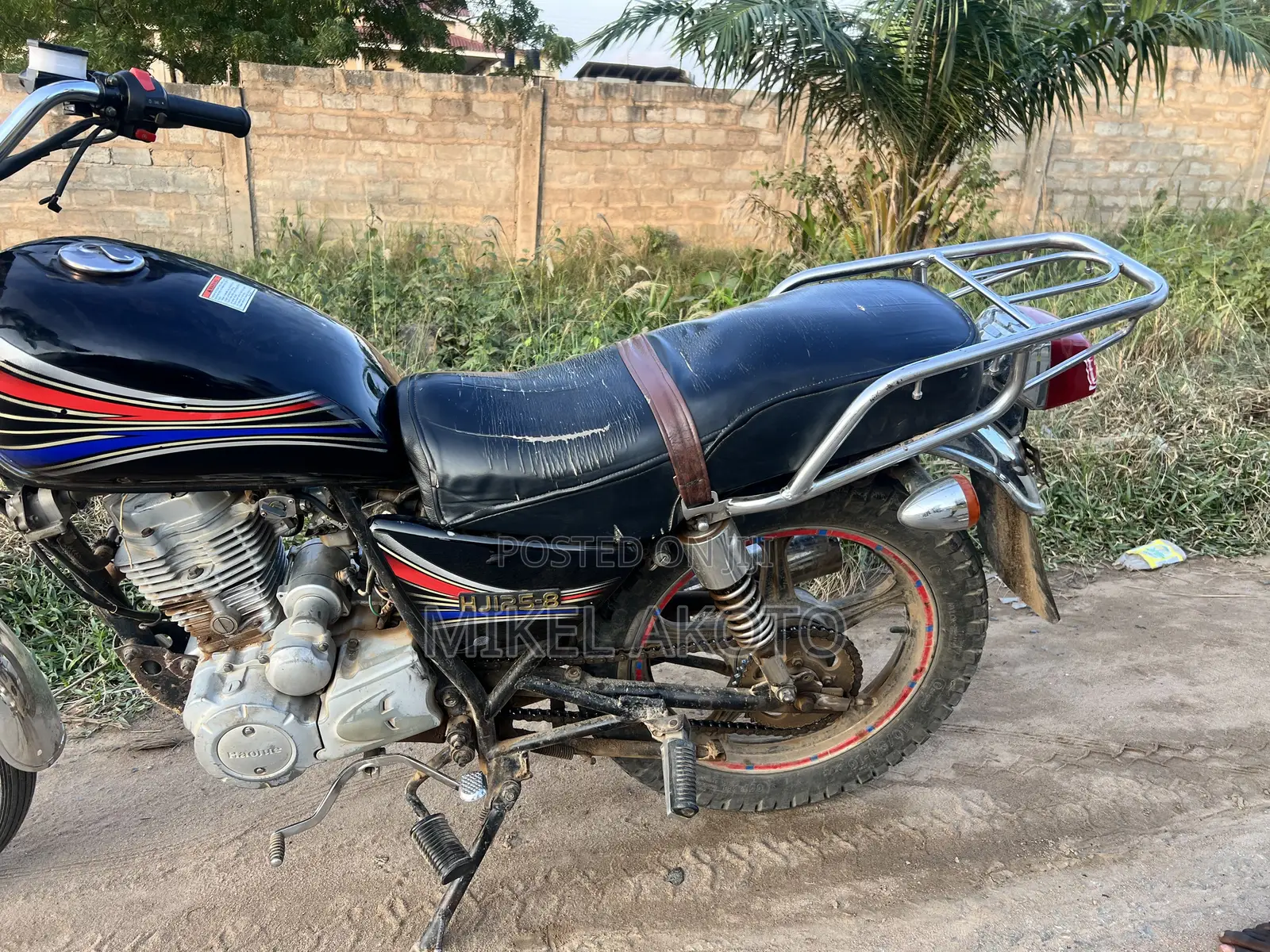 Haojue HJ125-8K 2022 Black