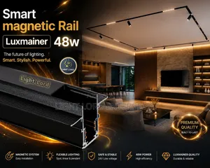Splendid Metallic  Rescessed Magnetic Track Bar 3M