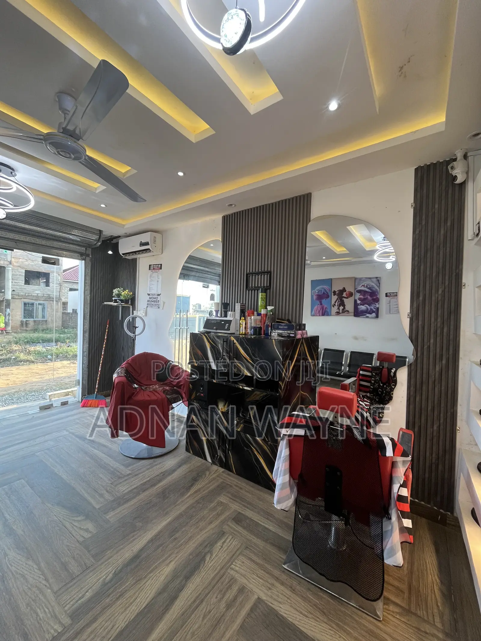 Fully Furnished Barbershop for Rent
