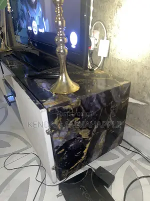 Black and White TV Stand