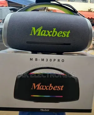 Deep Bass Maxbest Mb-30 Pro Rechargeable Speaker