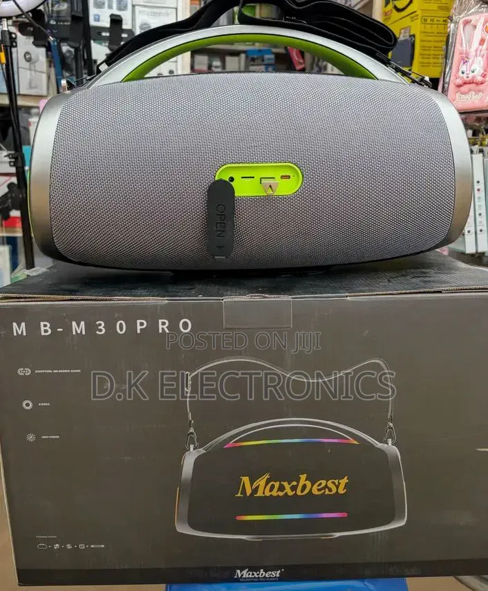 Deep Bass Maxbest Mb-30 Pro Rechargeable Speaker