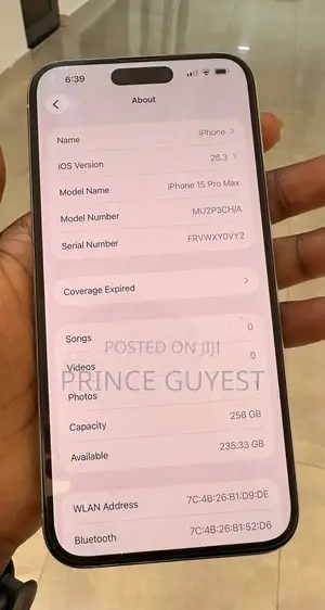 Apple iPhone 15 Pro Max 256 GB White