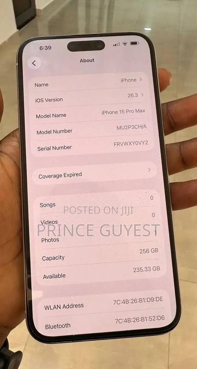 Apple iPhone 15 Pro Max 256 GB White