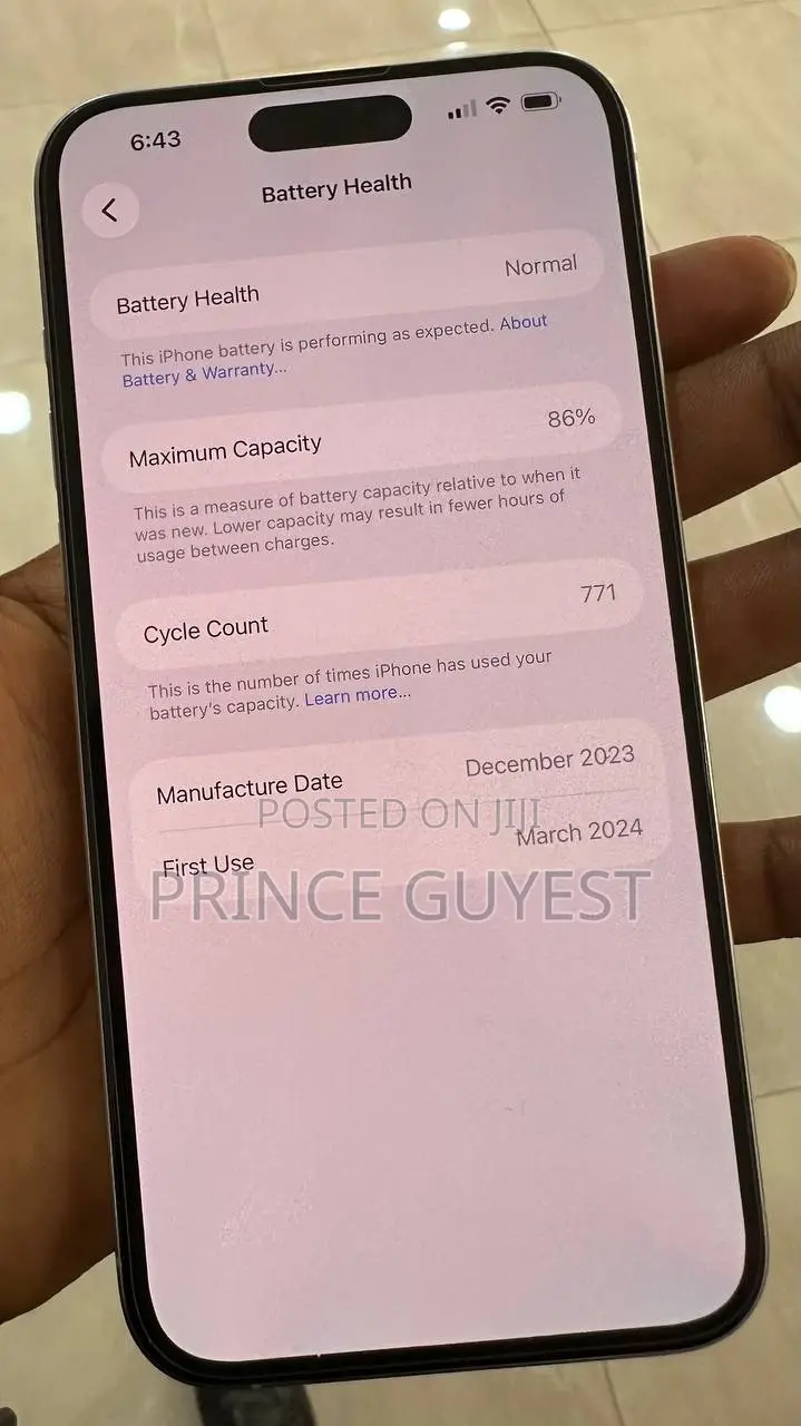 Apple iPhone 15 Pro Max 256 GB White