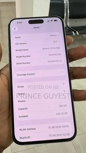 Apple iPhone 15 Pro Max 256 GB White