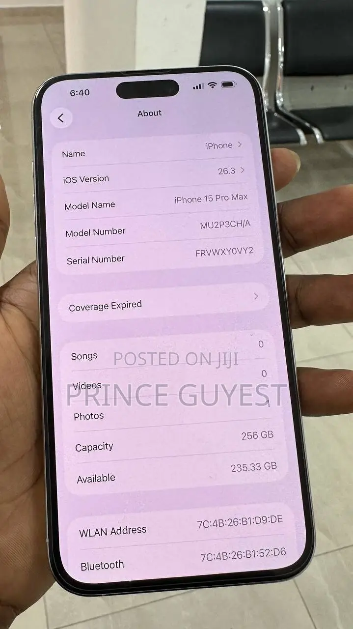 Apple iPhone 15 Pro Max 256 GB White