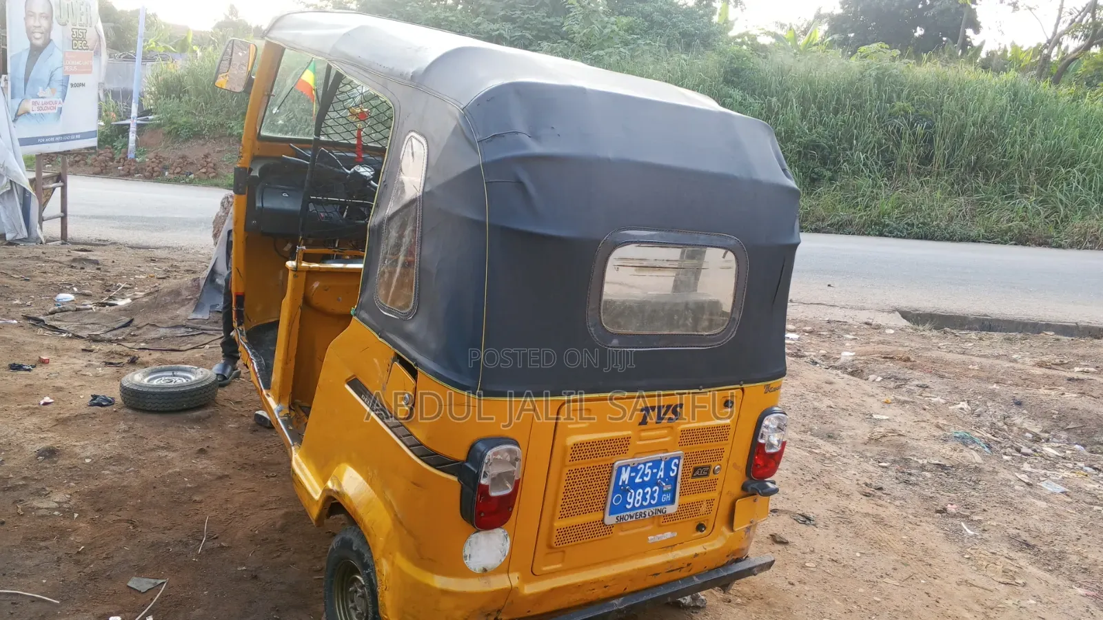 TVS King Deluxe Plus iTouch Start 2025 Yellow