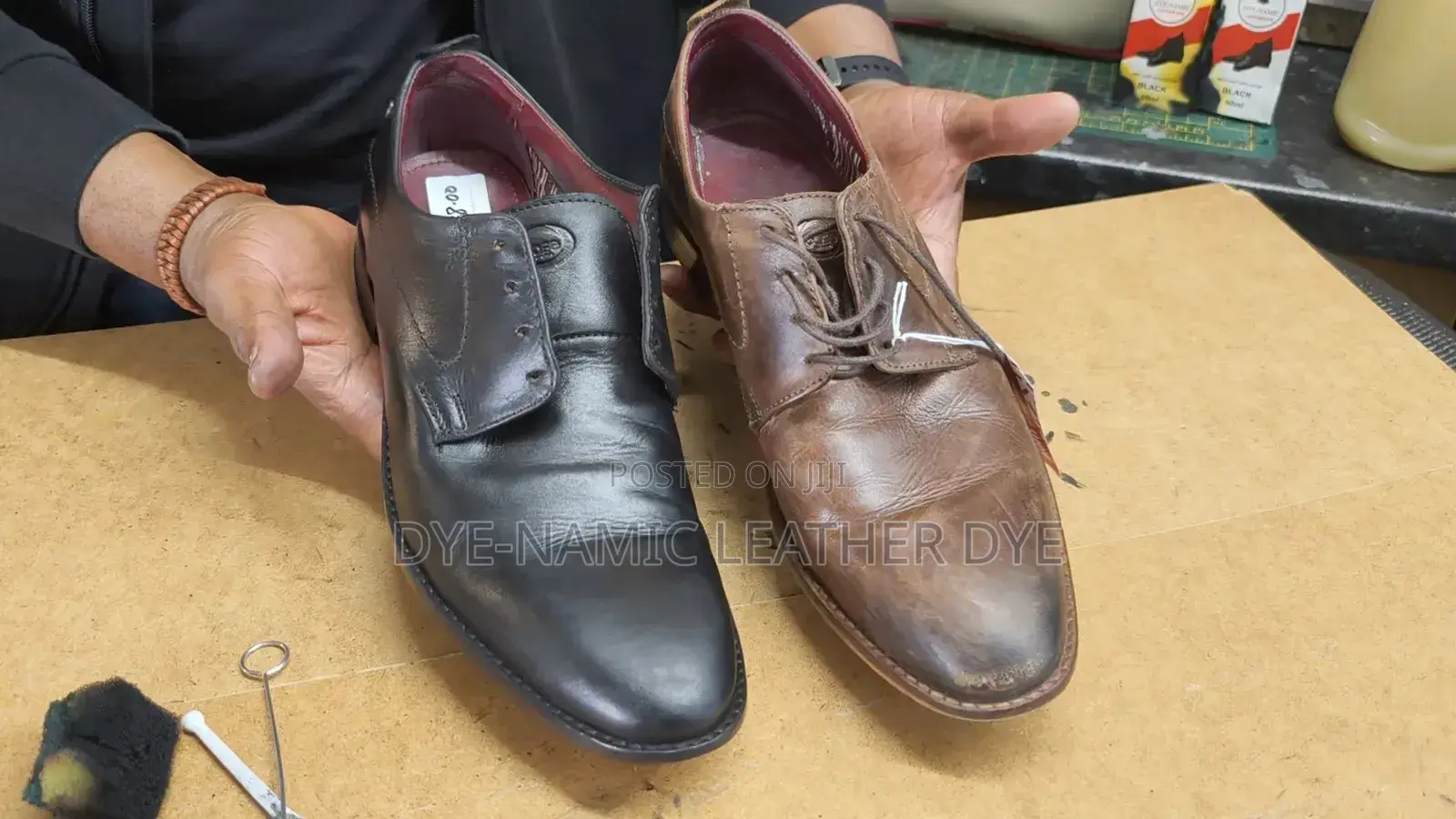 Dye-Namic Leather Dye - For Shoes, Bags & Belts - Black