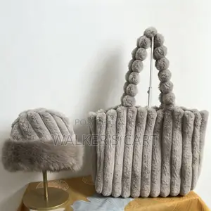 Women's Plush Faux Fur 2-Piece Set