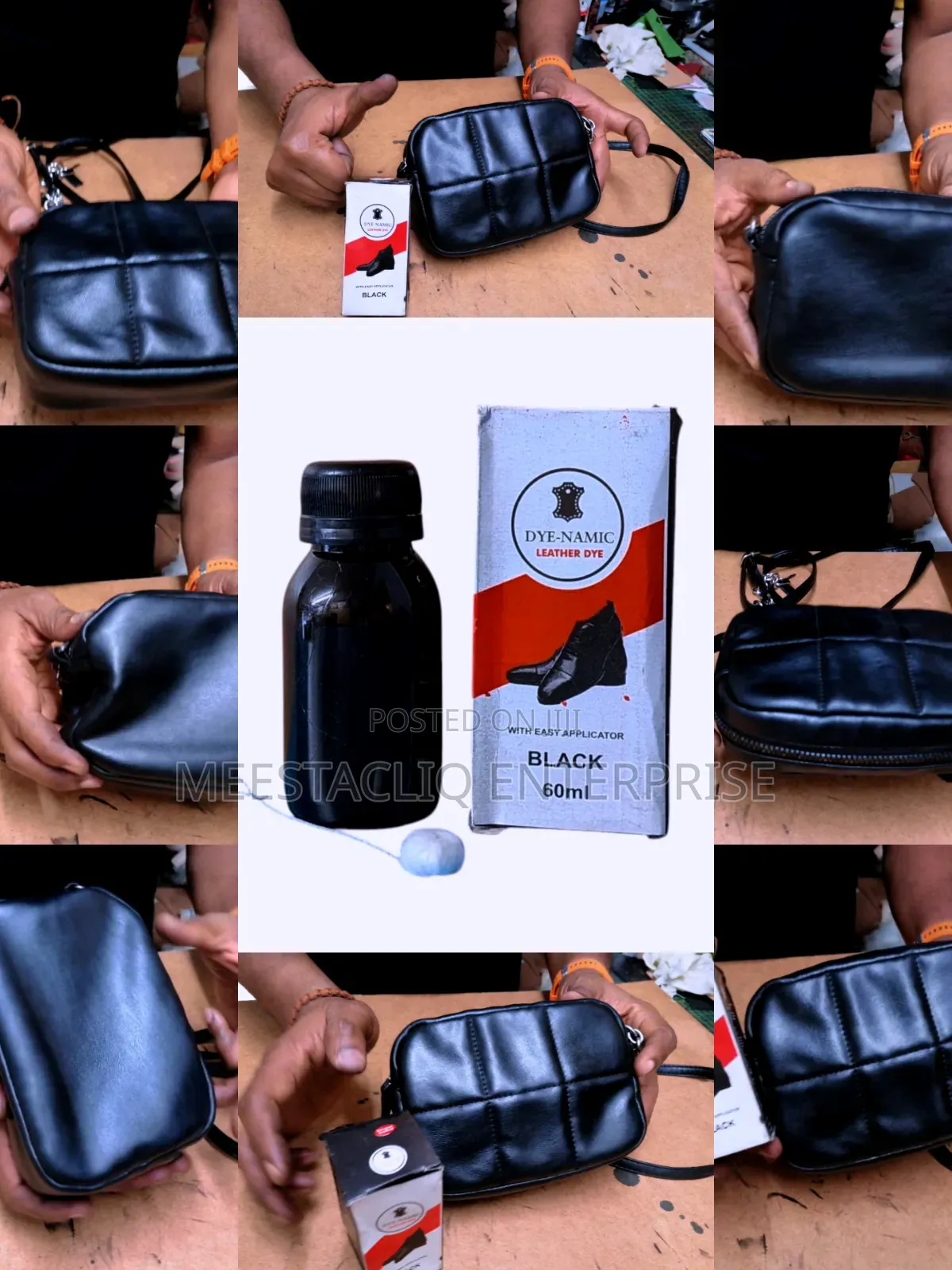 Dye-Namic Leather Dye, for Shoes, Bags & Belts Etc.., 1 Bottle of 60ml
