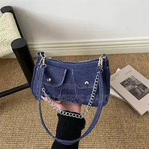 Women's Y2K Denim Shoulder Bag