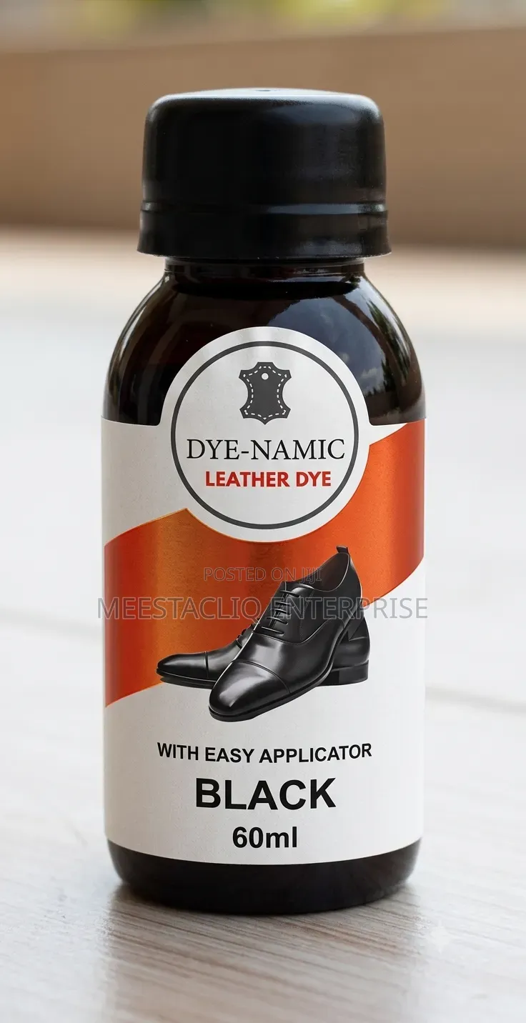 Dye-Namic Leather Dye, for Shoes, Bags & Belts Etc.., 1 Bottle of 60ml