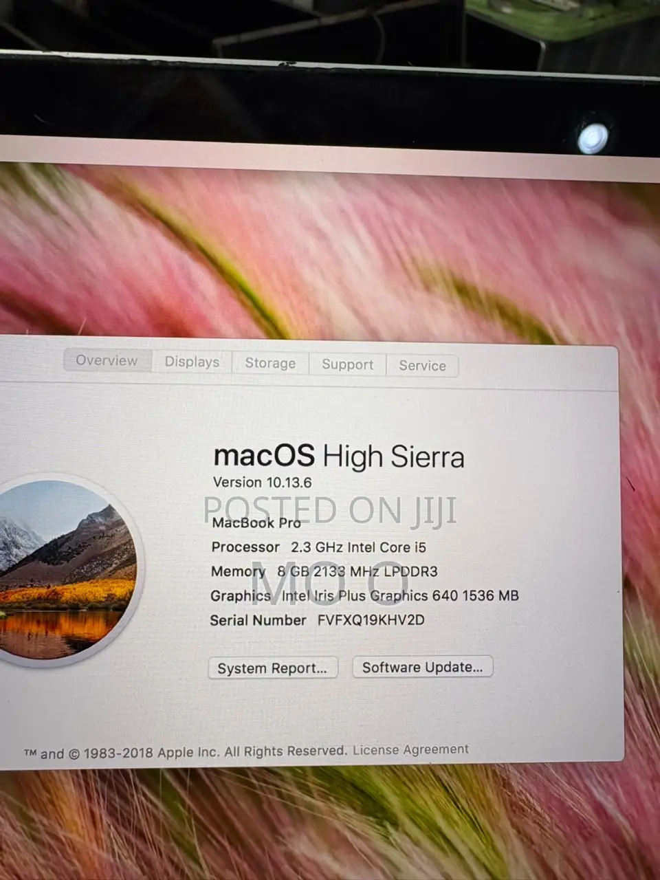 Laptop Apple MacBook 2016 8GB Intel Core i5 SSD 256GB