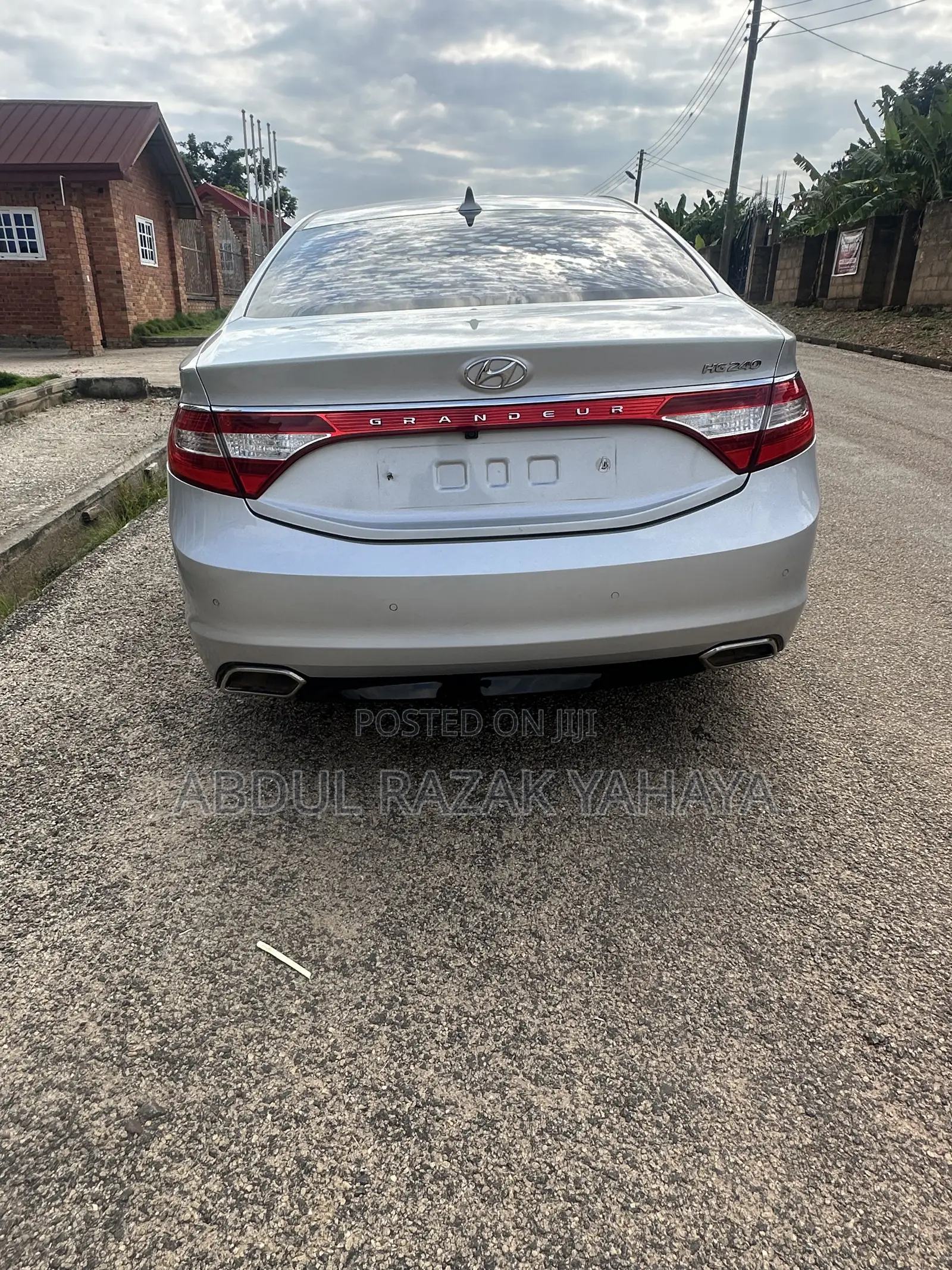 Hyundai Grandeur 2015 Silver