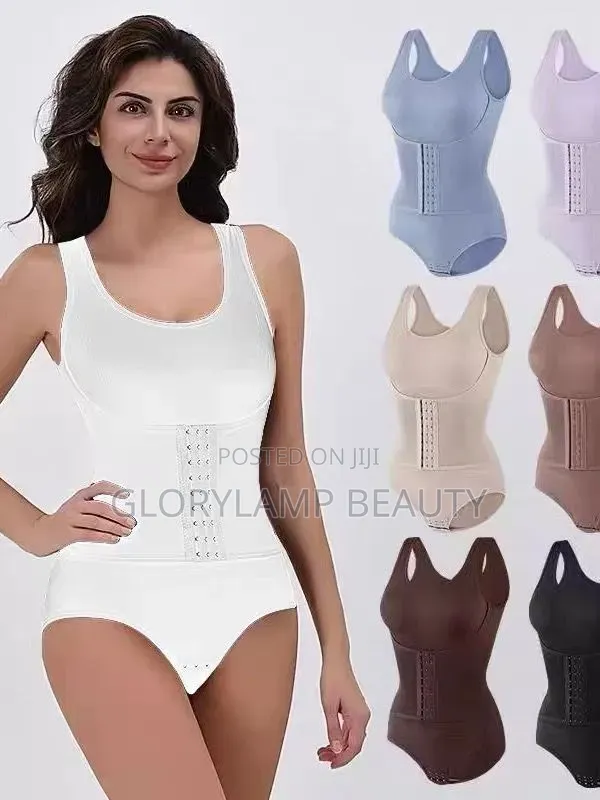 Women's Tummy Control Bodysuit Shapewear – Row Hook Abdomen Shaper