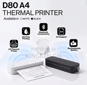 D80 Thermal A4 Portable Printer