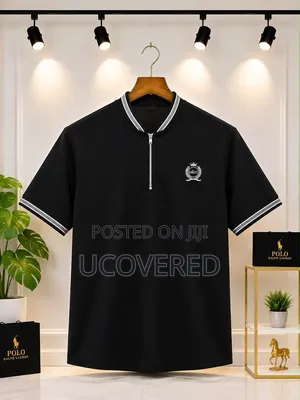 Short-Sleeve Polo Shirts Feature Casual Half-Zip Collars