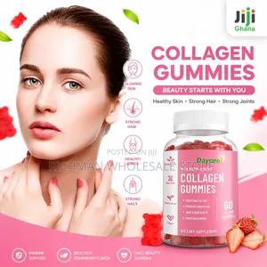 Collagen Gummies With Biotin Vitamin C – 60 Vegan Gummies for Skin Hai