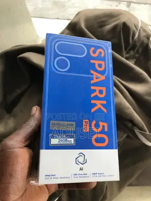 New Tecno Spark 50 Pro 256 GB Black