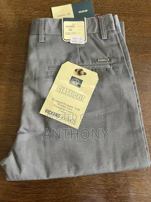 Quality Men Khaki Trousers