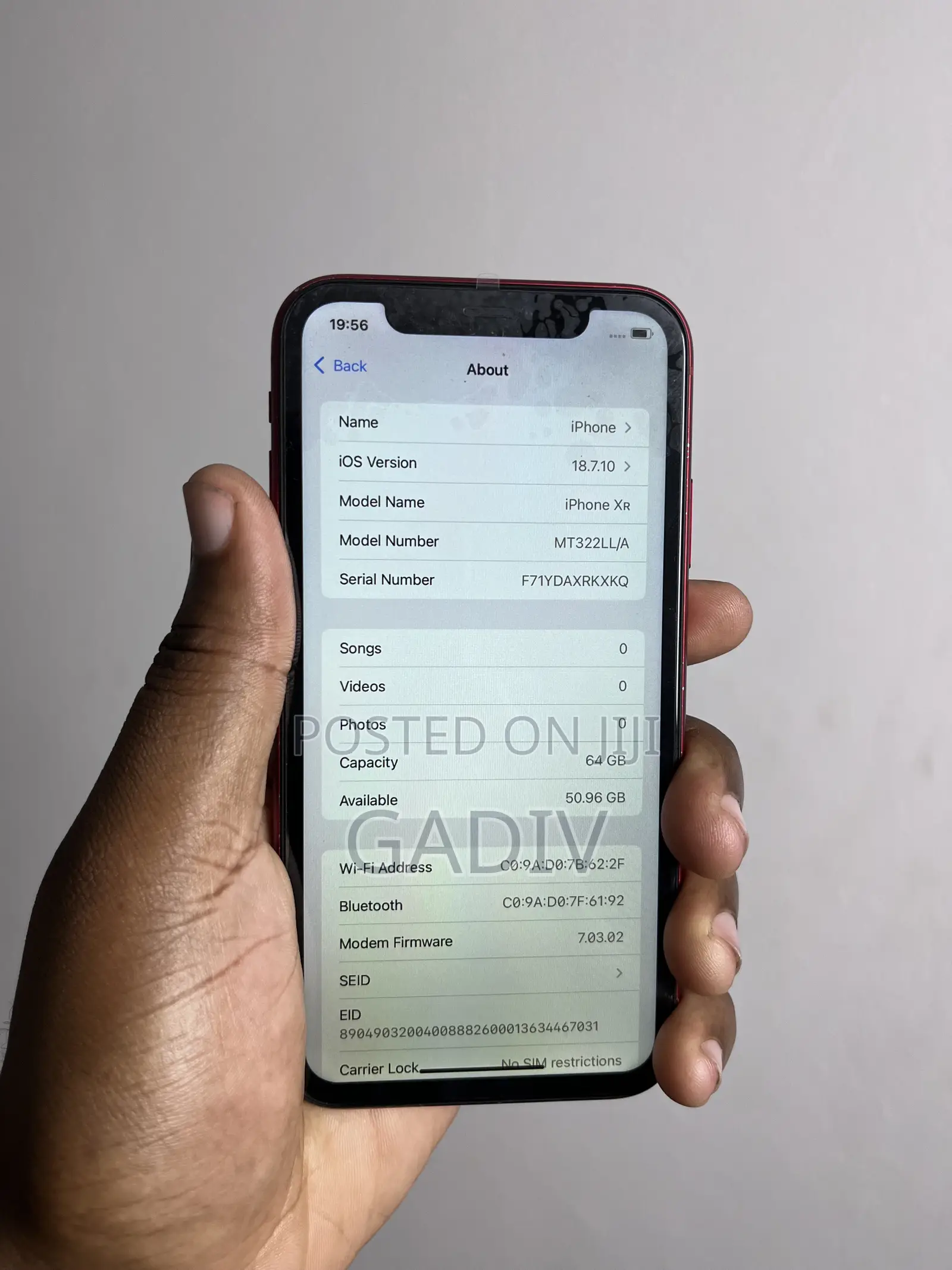 Apple iPhone XR 64 GB Red