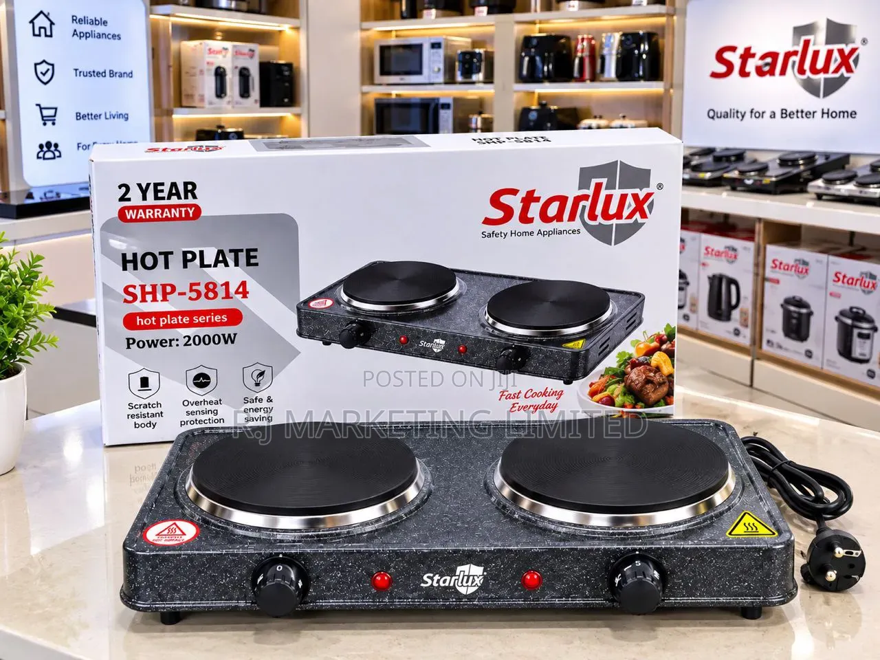 Hot Plate Electric Stove Double Burner