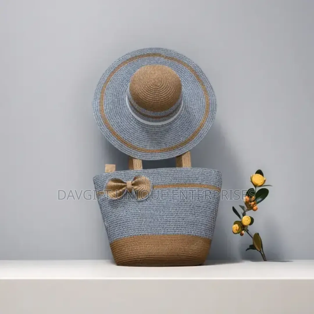 Original Weaven Bag With a Matching Hat