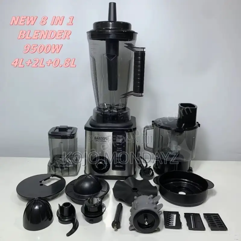 Blender 8-in-1 BardeFu Blender Machine – 9500W Professional Commercial