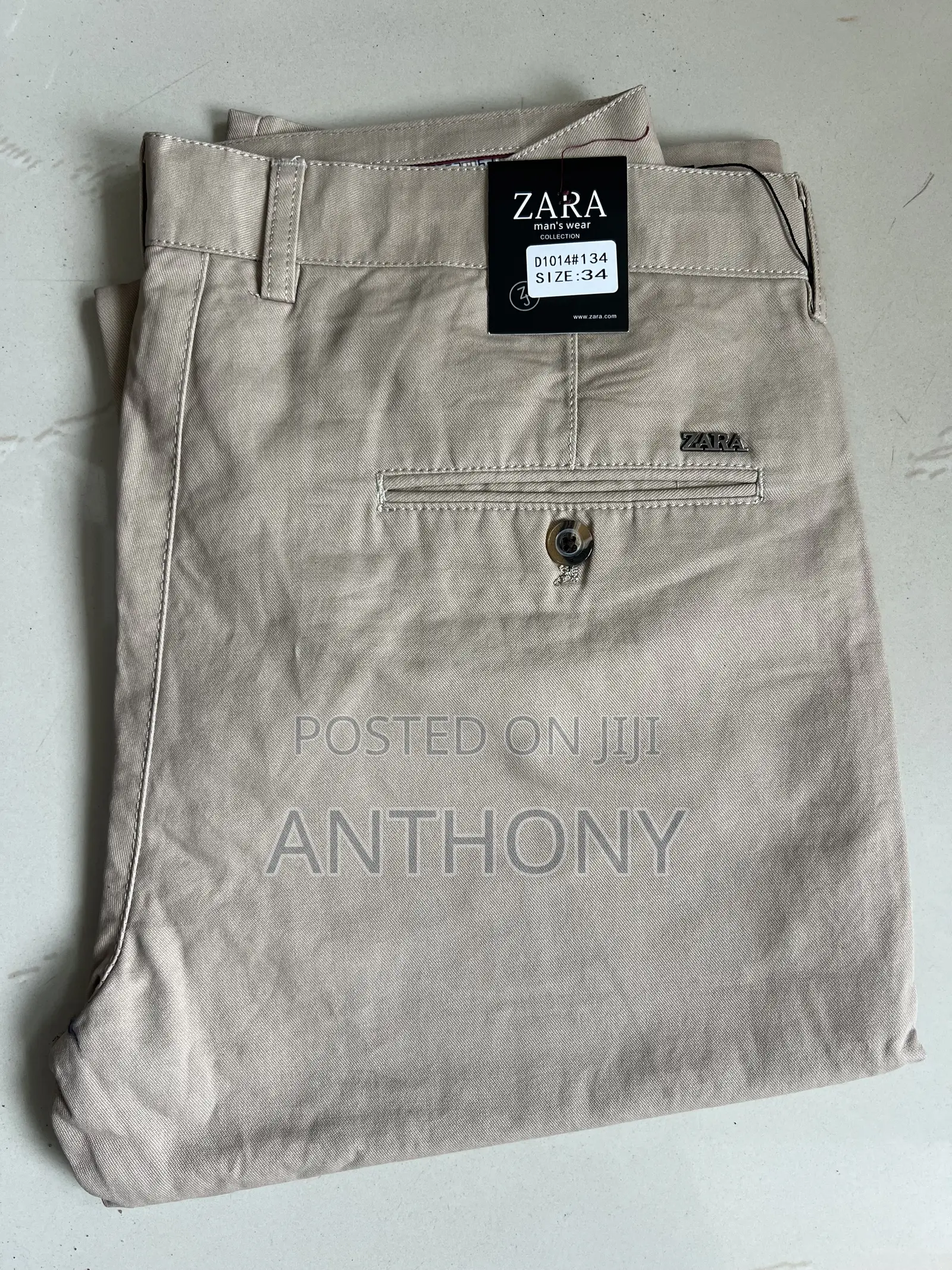Quality Men Khaki Trousers