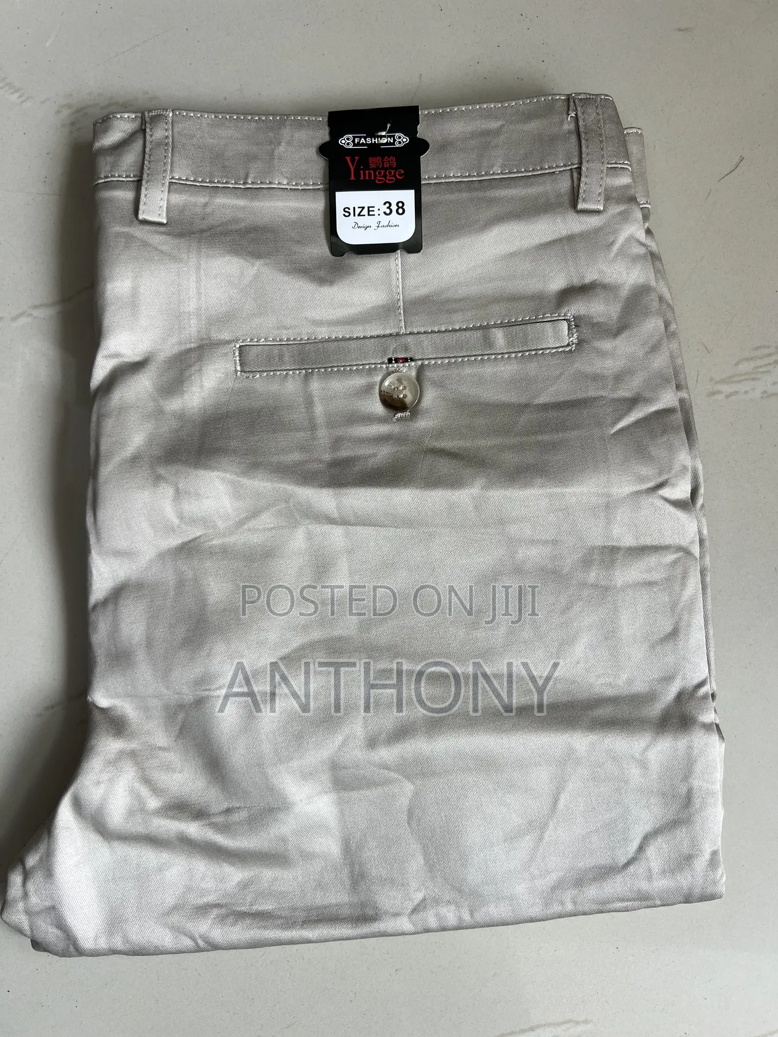 Quality Men Khaki Trousers